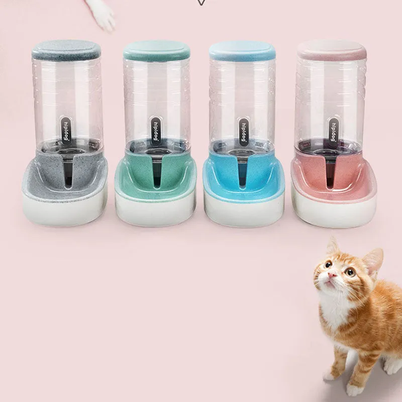Large container pet feeding drinking fountain